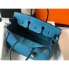 Hermes Birkin 30cm 35cm Bag In Jean Blue Clemence Leather - Image 8