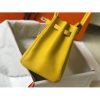 Hermes Birkin 30cm 35cm Bag In Yellow Clemence Leather - Image 3