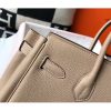 Hermes Birkin 30CM 35cm Bag In Trench Clemence Leather - Image 6