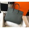 Hermes Birkin 30cm 35cm Bag In Vert Amande Clemence Leather - Image 2