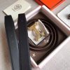 Hermes Constance Belt Buckle & Black Clemence 38 MM Strap - Image 4