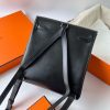 Hermes Kelly Ado Backpack in Black Box Calf Leather - Image 2