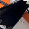 Hermes Kelly Ado Backpack in Black Box Calf Leather - Image 5