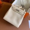Hermes Kelly Ado Backpack in Nata Clemence Leather - Image 4