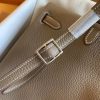 Hermes Kelly Ado Backpack in Taupe Clemence Leather - Image 3
