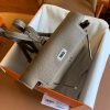 Hermes Kelly Ado Backpack in Taupe Clemence Leather - Image 7