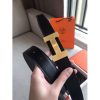 Hermes Quizz 32mm Reversible Belt In Cafe Clemence Leather - Image 3