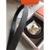 Hermes Quizz 32mm Reversible Belt In Cafe Clemence Leather - Image 5