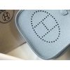 Hermes Blue Lin Evelyne II TPM Messenger Bag - Image 4