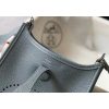 Hermes Blue Lin Evelyne II TPM Messenger Bag - Image 8