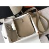 Hermes Evelyne III TPM Mini Bag In Tourterelle Clemence Leather - Image 2