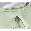 Hermes Evelyne III TPM Bag In Vert Fizz Clemence Leather - Image 7
