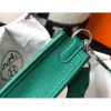 Hermes Evelyne III TPM Mini Bag In Vert Vertigo Clemence Leather - Image 5