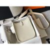 Hermes Evelyne III TPM Mini Bag In Craie Clemence Leather - Image 2
