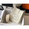 Hermes Evelyne III TPM Mini Bag In Craie Clemence Leather - Image 4