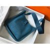 Hermes Evelyne III 29 PM Bag In Blue Jean Clemence Leather - Image 2