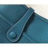 Hermes Evelyne III 29 PM Bag In Blue Jean Clemence Leather - Image 8