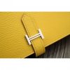 Hermes Yellow Epsom Bearn Gusset Wallet - Image 4