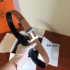 Hermes Constance Belt Buckle  Brown & Black Clemence 32 MM Strap - Image 9