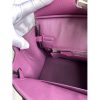 Hermes Birkin 25 Retourne Handmade Bag In Anemone Epsom Calfskin - Image 8