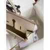 Hermes Birkin 25 Retourne Handmade Bag In Craie Epsom Calfskin - Image 8