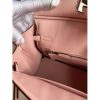 Hermes Birkin 25 Retourne Handmade Bag In Rose Sakura Epsom Calfskin - Image 9