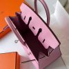 Hermes Birkin 25 Sellier Handmade Bag In Rose Confetti Epsom Calfskin - Image 7