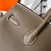 Hermes Birkin 25 Handmade Bag In Taupe Swift Leather - Image 5