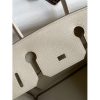 Hermes Birkin 30CM Retourne Handmade Bag In Craie Epsom Calfskin - Image 9