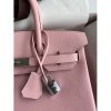 Hermes Birkin 30cm 35cm Bag In Rose Sakura Epsom Leather - Image 4