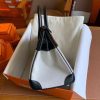 Hermes Birkin 30 Handmade Bag In Toile & Black Swift Leather - Image 4