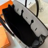 Hermes Birkin 40 Retourne Handmade Bag In Etain Clemence Leather - Image 8