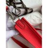 Hermes Red Evelyne II TPM Messenger Bag - Image 6
