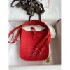 Hermes Red Evelyne II TPM Messenger Bag - Image 9