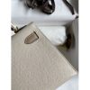 Hermes Kelly Mini II Sellier Bicolor Handmade Bag in Craie and Trench Epsom Calfskin - Image 5