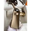 Hermes Kelly Mini II Sellier Bicolor Handmade Bag in Craie and Trench Epsom Calfskin - Image 6