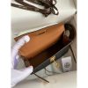 Hermes Kelly Mini II Sellier Bicolor Handmade Bag in Black and Gold Epsom Calfskin - Image 9