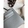 Hermes Kelly Mini II Sellier Handmade Bag In Blue Glacier Epsom Calfskin - Image 5