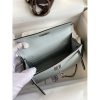 Hermes Kelly Mini II Sellier Handmade Bag In Blue Glacier Epsom Calfskin - Image 7