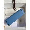 Hermes Kelly Mini II Sellier Handmade Bag In Blue Paradise Epsom Calfskin - Image 7