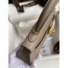 Hermes Kelly Mini II Sellier Handmade Bag In Gris Asphalt Epsom Calfskin - Image 8