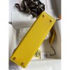 Hermes Kelly Mini II Sellier Handmade Bag In Jaune de Naples Epsom Calfskin - Image 7