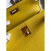 Hermes Kelly Mini II Sellier Handmade Bag In Jaune de Naples Epsom Calfskin - Image 3