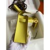 Hermes Kelly Mini II Sellier Handmade Bag In Lime Epsom Calfskin - Image 7