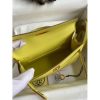 Hermes Kelly Mini II Sellier Handmade Bag In Lime Epsom Calfskin - Image 6