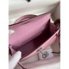 Hermes Kelly Mini II Sellier Handmade Bag In Mauve Sylvestre Epsom Calfskin - Image 7