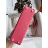 Hermes Kelly Mini II Sellier Handmade Bag In Rose Azalee Epsom Calfskin - Image 4