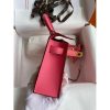 Hermes Kelly Mini II Sellier Handmade Bag In Rose Azalee Epsom Calfskin - Image 9