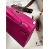 Hermes Kelly Mini II Sellier Handmade Bag In Rose Purple Epsom Calfskin - Image 6