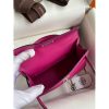 Hermes Kelly Mini II Sellier Handmade Bag In Rose Purple Epsom Calfskin - Image 7